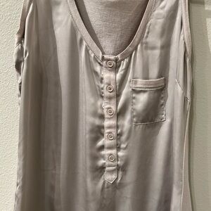 Sleek Satin Sleeveless Top